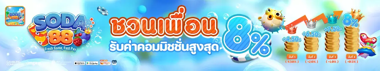 โปรโมชั่นชวนเพื่อน 8%